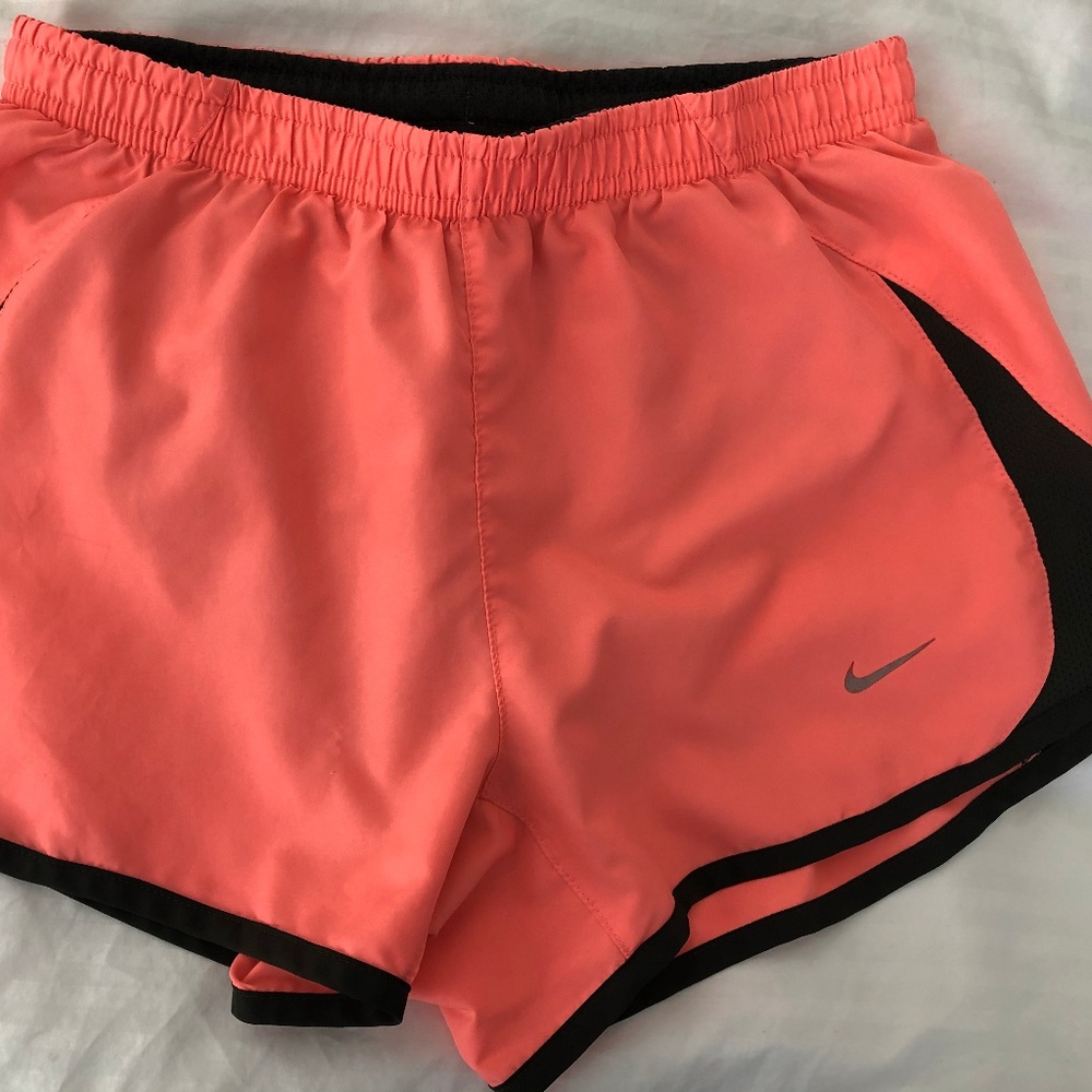 Coral Nike Tempo Shorts